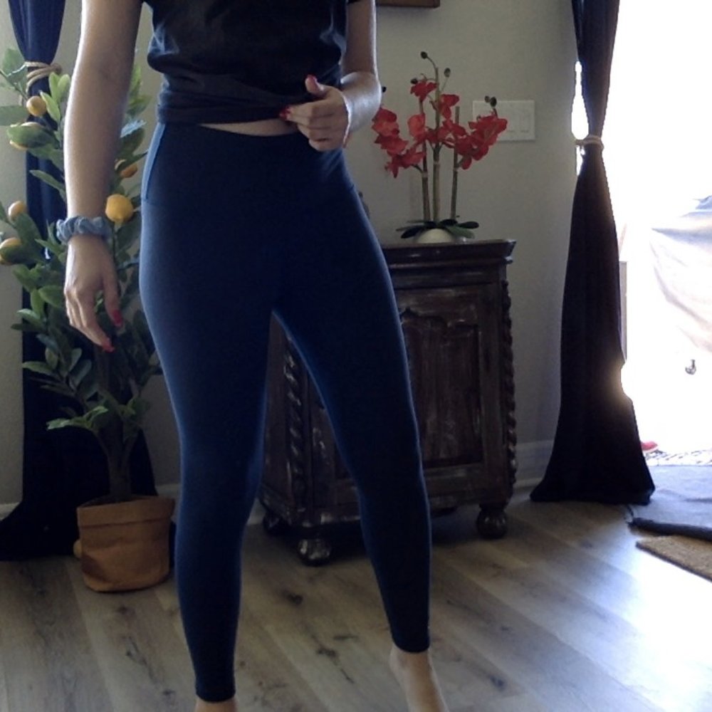 Blue Nike Leggings